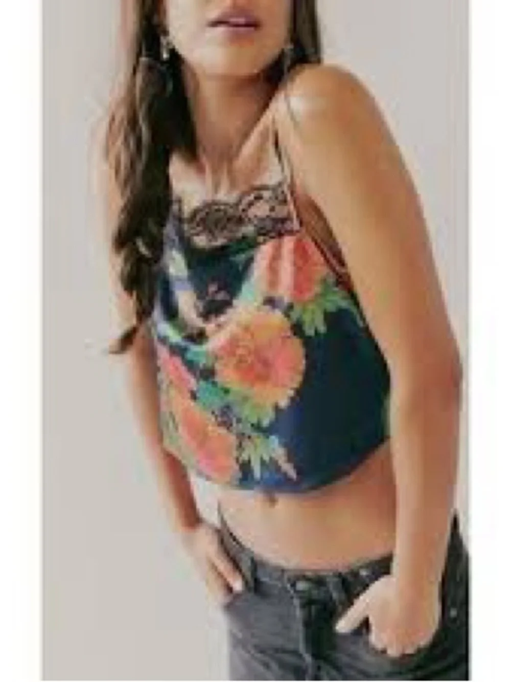 Free People Salvatore Floral Tank